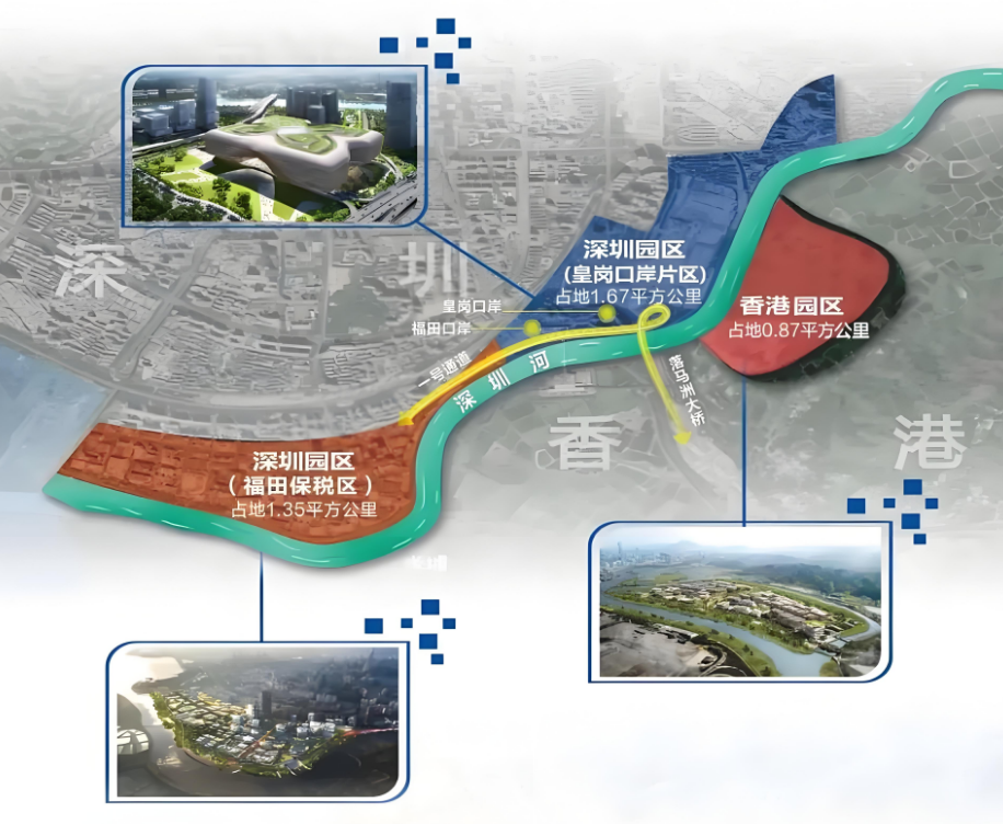 皇岗口岸地理位置图